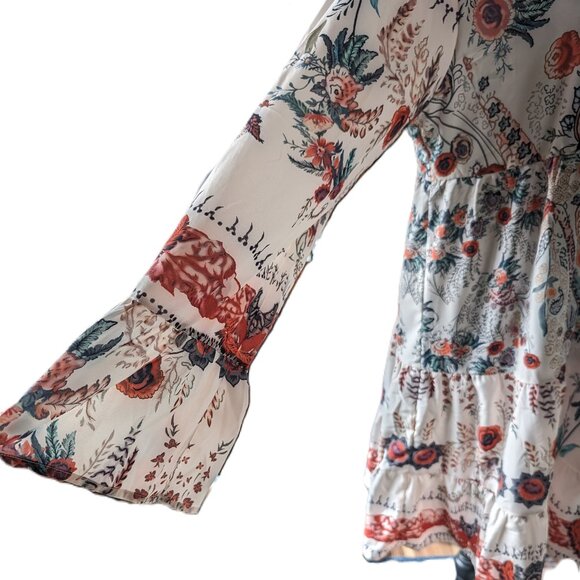 Women's Bohemian Style Tunic Top XL - Picture 5 of 5